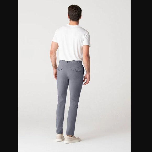 Swet Tailor NEW NWT Mens 31x32 Slate Gray Military Office Pants Chino Golf - Picture 2 of 7